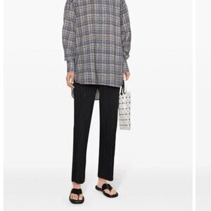 Pleats Please Issey Miyake straight-leg pleated trouser Pants Black